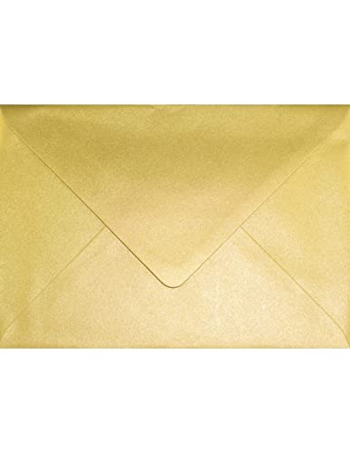 Netuno 25 Briefumschläge Perlmutt-Gold DIN B6 125 x 175 mm 110g Sirio Pearl Aurum Briefhüllen edel Perlmutt-Glanz-Kuverts Gold glänzend für Einladungs-Karten Hochzeitskarten Weihnachten Ostern Netuno 25 Briefumschläge Perlmutt-Gold DIN B6 125 x 175 mm 110g Sirio Pearl Aurum Briefhüllen edel Perlmutt-Glanz-Kuverts Gold glänzend für Einladungs-Karten Hochzeitskarten Weihnachten Ostern von Netuno