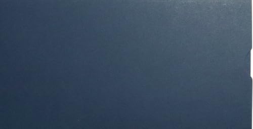 Netuno 25 Stück Tickethüllen Schuber Dunkelblau DL 11,5 x 22,5 cm 170g Sirio Color Blu elegante Geschenkverpackung für Tickets Eintrittskarten Gutscheine Event Einladungen Hochzeiten Konzertkarten von Netuno
