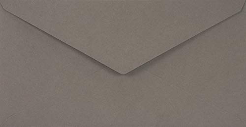 Netuno 25 Umschläge Grau DIN lang 110 x 220 mm 115g Sirio Color Pietra graue Briefumschläge Weihnachten Briefhüllen bunt Papier-Briefumschläge elegant Einladungsumschläge grey envelope invitation von Netuno