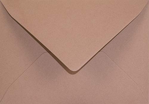 Netuno 25x Briefumschlag Dunkel-Rose DIN B6 125 x 175 mm 120g Keaykolour Rosebud bunter Umschlag Recycling farbige Briefhülle buntes Briefkuvert Ökopapier Einladungsumschlag Rosa wedding envelope von Netuno