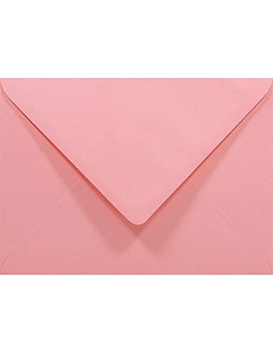 Netuno 50 Briefumschläge Rosa DIN B6 125x 175 mm 80g Rainbow farbige Umschläge Spitzklappe ohne Fenster Briefkuverts Ecru Papierumschläge farbig für Einladungen Hochzeit Geburtstag Weihnachten Taufe von Netuno
