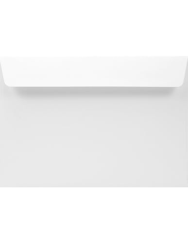 Netuno 50 Weiß DIN B6 Umschläge 125x 175 mm 100g Lessebo Smooth White Briefumschläge haftklebend ohne Fenster für Einladungskarten Geburtstagskarten Glückwunschkarten Grußkarten von Netuno