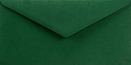 Netuno 500 Briefumschläge Dunkel-Grün DIN lang 110 x 220 mm 115g Sirio Color Foglia lange Briefumschläge schön DL Hochzeitsumschläge farbig lang Umschläge elegant Papierumschläge für Einladungen von Netuno