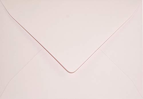 Netuno 500 Briefumschläge Pastell-Pink DIN B6 125 x 175 mm 120g Keaykolour Pastel Pink Briefkuverts Umwelt hochwertige farbige Briefhüllen elegant B6 Premium-Papier bunte Umschläge pastell Öko von Netuno