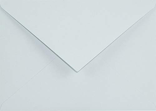 Netuno 500 Umschläge Licht-Grau DIN C6 114x 162 mm 120g Keaykolour Grey Fog bunte Briefhüllen Öko hochwertig farbige Briefumschläge C6 hell grau für Einladungen Danksagungskarten grey envelope von Netuno