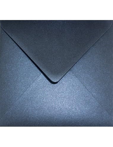 Netuno 500 quadratische Briefumschläge Perlmutt-Dunkel-Blau 153x 153 mm 120g Aster Metallic Queens Blue Perlmutt-Glanz-Umschläge quadratisch Perlglanz metallisch-glänzende Kuverts Metallic-Effekt Netuno 500 quadratische Briefumschläge Perlmutt-Dunkel-Blau 153x 153 mm 120g Aster Metallic Queens Blue Perlmutt-Glanz-Umschläge quadratisch Perlglanz metallisch-glänzende Kuverts Metallic-Effekt von Netuno