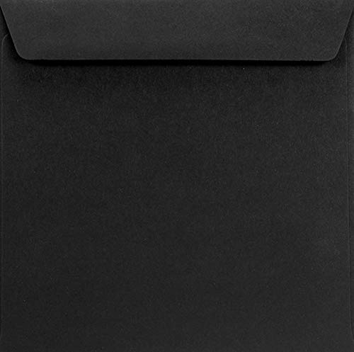 Netuno 500 quadratische Briefumschläge Schwarz ohne Fenster 155x 155 mm Burano Nero farbige Briefumschläge für Hochzeits-Einladungen Geburtstags-Einladungen Geschenkkarten Danksagungskarten Netuno 500 quadratische Briefumschläge Schwarz ohne Fenster 155x 155 mm Burano Nero farbige Briefumschläge für Hochzeits-Einladungen Geburtstags-Einladungen Geschenkkarten Danksagungskarten von Netuno