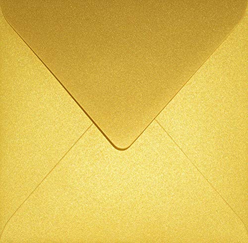 Netuno 500 quadratische Umschläge Perlmutt-Gold 153x 153 mm 120g Aster Metallic Cherish goldene Briefumschläge glänzend elegant Briefkuverts schick für Einladung Hochzeit Geburtstag Netuno 500 quadratische Umschläge Perlmutt-Gold 153x 153 mm 120g Aster Metallic Cherish goldene Briefumschläge glänzend elegant Briefkuverts schick für Einladung Hochzeit Geburtstag von Netuno
