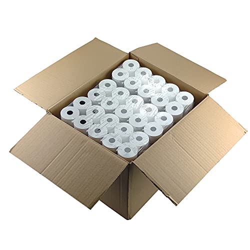 Netuno 60 x Thermorollen 110mmx13mmx20m Kassenrollen Thermopapier Bonrollen Additionsrollen Thermo-Bonrollen für Terminals Kassen-Drucker Bondrucker von Netuno