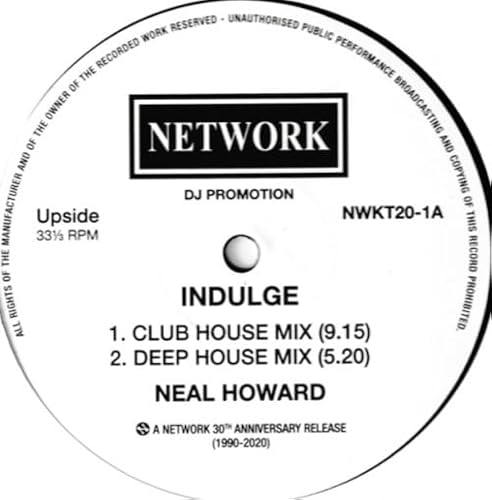 Indulge/ to Be Or Not to Be (White Vinyl von Network