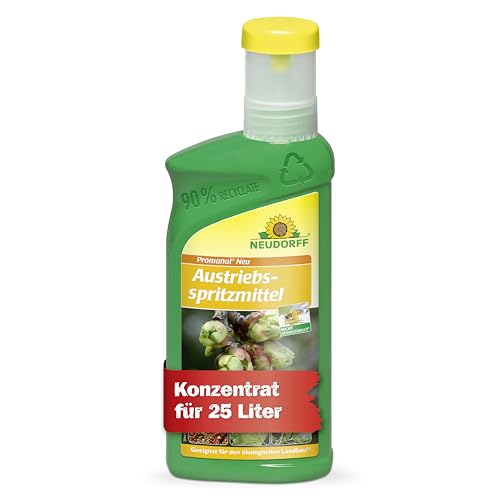 Neudorff Promanal Neu Austriebsspritzmittel – Konzentrat zur Bekämpfung von überwinternden Schädlingen wie Spinnmilben an Obst- & Ziergehölzen, 500 ml Neudorff Promanal Neu Austriebsspritzmittel – Konzentrat zur Bekämpfung von überwinternden Schädlingen wie Spinnmilben an Obst- & Ziergehölzen, 500 ml von Neudorff