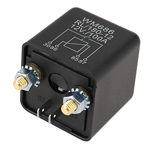 Anlasserrelais, 12V 100A Normal Offenes Hochleistungs-Anlasserrelais für Steuerbatterie EIN/AUS von Boppon