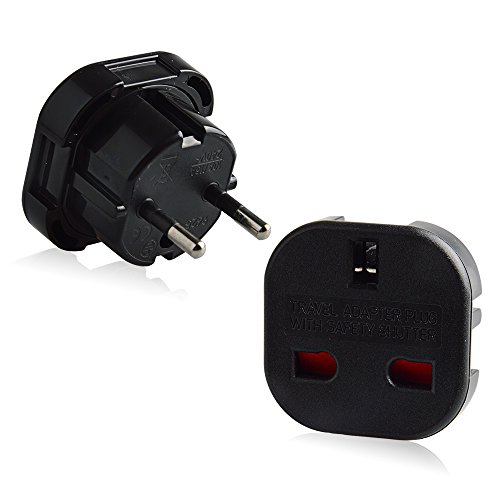 Neuftech® Universal Reiseadapter Travel Plug mit EU Schuko Stecker DE auf UK USA CHN HK JAP usw. von Neuftech