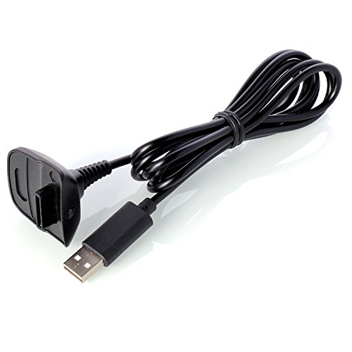 Neuftech USB Akku Ladekabel Ladegerät Charger für Xbox 360 Wireless Controller -Schwarz Neuftech USB Akku Ladekabel Ladegerät Charger für Xbox 360 Wireless Controller -Schwarz von Neuftech