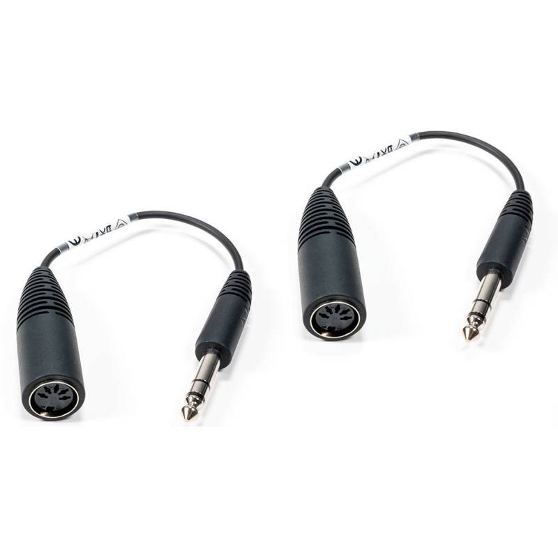 Neumann MIDI Adapter Set (MT 48) Pair of 6.3mm TRS Jack to 5-Pin MIDI-DIN Cables von Neumann