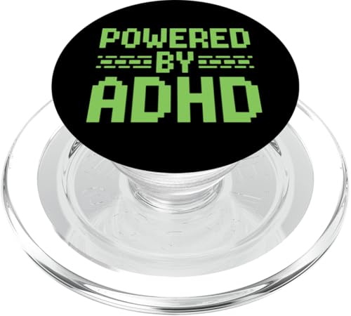 8-Bit-Gaming Lustiges ADHD-Bewusstsein PopSockets PopGrip für MagSafe 8-Bit-Gaming Lustiges ADHD-Bewusstsein PopSockets PopGrip für MagSafe von Neurodiversity Neurodivergent Designs