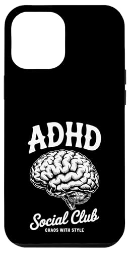 Adhd-Bewusstsein Adhd Social Club Hülle für iPhone 12 Pro Max Adhd-Bewusstsein Adhd Social Club Hülle für iPhone 12 Pro Max von Neurodiversity Neurodivergent Designs