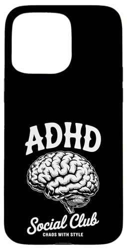 Adhd-Bewusstsein Adhd Social Club Hülle für iPhone 15 Pro Max Adhd-Bewusstsein Adhd Social Club Hülle für iPhone 15 Pro Max von Neurodiversity Neurodivergent Designs