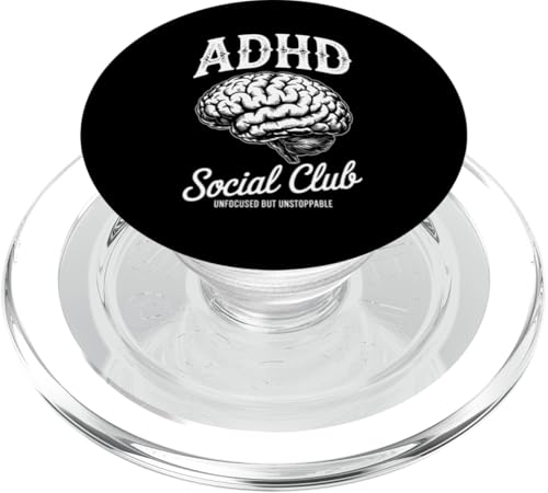 Adhd-Bewusstsein Adhd Social Club PopSockets PopGrip für MagSafe von Neurodiversity Neurodivergent Designs