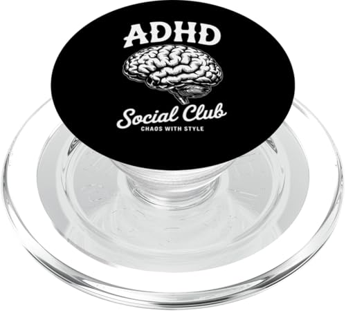 Adhd-Bewusstsein Adhd Social Club PopSockets PopGrip für MagSafe Adhd-Bewusstsein Adhd Social Club PopSockets PopGrip für MagSafe von Neurodiversity Neurodivergent Designs
