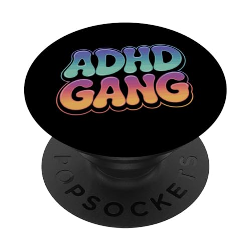 Adhd Gang Adhd Bewusstsein PopSockets Klebender PopGrip Adhd Gang Adhd Bewusstsein PopSockets Klebender PopGrip von Neurodiversity Neurodivergent Designs