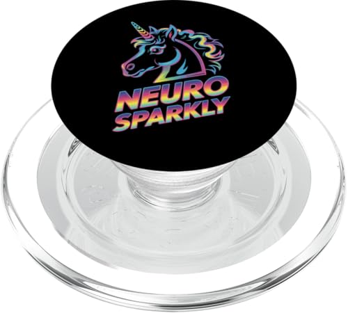 Einhorn Neurosparkly PopSockets PopGrip für MagSafe Einhorn Neurosparkly PopSockets PopGrip für MagSafe von Neurodiversity Neurodivergent Designs