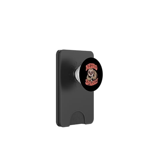 Faultier Neurosparkly PopSockets PopWallet für MagSafe Faultier Neurosparkly PopSockets PopWallet für MagSafe von Neurodiversity Neurodivergent Designs