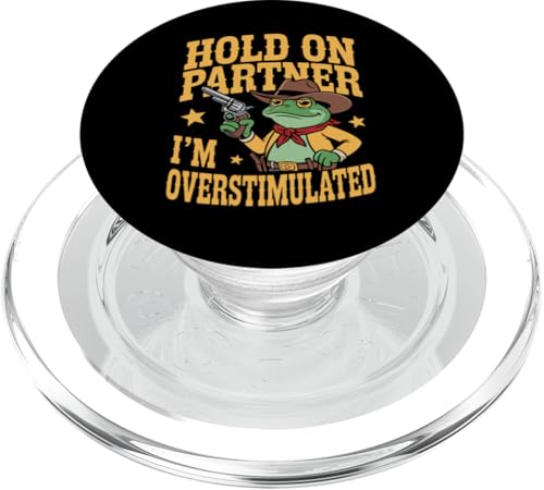 Moment, Partner, ich bin überstimuliert, Western Frog PopSockets PopGrip für MagSafe Moment, Partner, ich bin überstimuliert, Western Frog PopSockets PopGrip für MagSafe von Neurodiversity Neurodivergent Designs