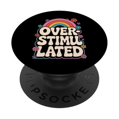 Neurodivergent überstimuliert PopSockets Klebender PopGrip Neurodivergent überstimuliert PopSockets Klebender PopGrip von Neurodiversity Neurodivergent Designs