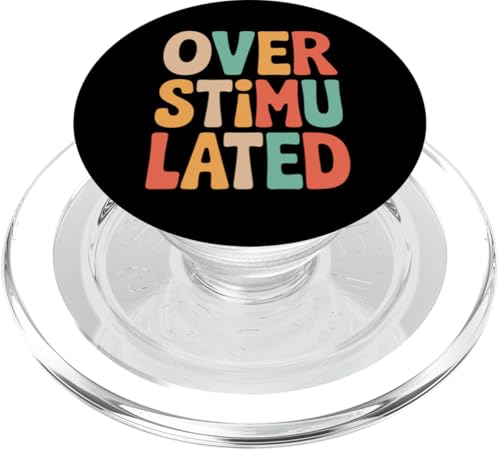 Neurodivergent überstimuliert PopSockets PopGrip für MagSafe von Neurodiversity Neurodivergent Designs