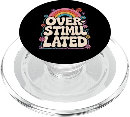 Neurodivergent überstimuliert PopSockets PopGrip für MagSafe Neurodivergent überstimuliert PopSockets PopGrip für MagSafe von Neurodiversity Neurodivergent Designs