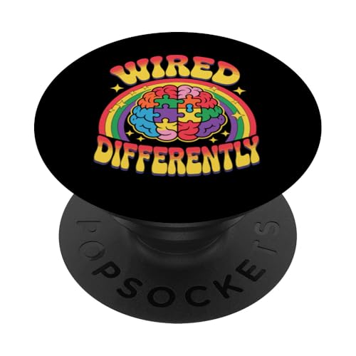 Neurodivergent verdrahtet unterschiedlich PopSockets Klebender PopGrip Neurodivergent verdrahtet unterschiedlich PopSockets Klebender PopGrip von Neurodiversity Neurodivergent Designs