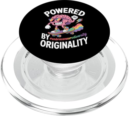 Neurodiverses Gehirn umarmen Neurodiversität PopSockets PopGrip für MagSafe von Neurodiversity Neurodivergent Designs