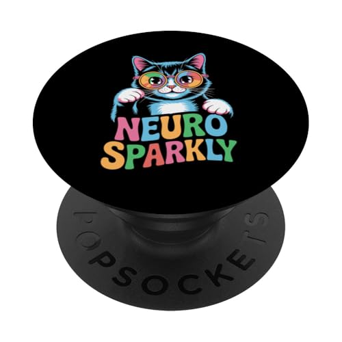 Neurosparkly Neuro Sparkly PopSockets Klebender PopGrip Neurosparkly Neuro Sparkly PopSockets Klebender PopGrip von Neurodiversity Neurodivergent Designs