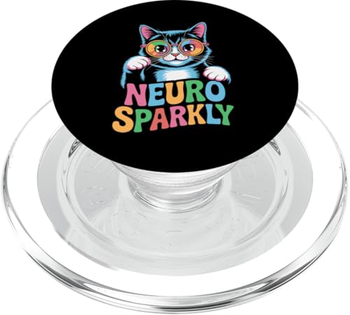 Neurosparkly Neuro Sparkly PopSockets PopGrip für MagSafe Neurosparkly Neuro Sparkly PopSockets PopGrip für MagSafe von Neurodiversity Neurodivergent Designs