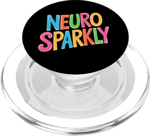 Neurosparkly Neuro Sparkly PopSockets PopGrip für MagSafe von Neurodiversity Neurodivergent Designs