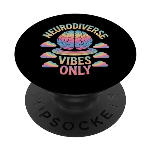 Nur Neurodiverse Vibes PopSockets Klebender PopGrip Nur Neurodiverse Vibes PopSockets Klebender PopGrip von Neurodiversity Neurodivergent Designs