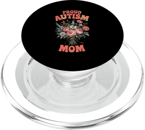 Proud Autism Mom Supportive Mother PopSockets PopGrip für MagSafe Proud Autism Mom Supportive Mother PopSockets PopGrip für MagSafe von Neurodiversity Pride Autism Acceptance