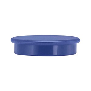 10 Magnete blau Ø 2,4 x 0,63 cm von Neutral