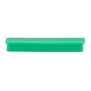 10 Magnete grün 2,8 x 5,5 x 0,75 cm von Neutral