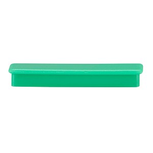 Magnete grün, Kunststoff 2,8 x 5,5 x 0,75 cm, 10 St. von Neutral