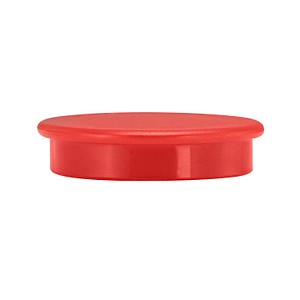 10 Magnete rot Ø 2,4 x 0,63 cm von Neutral