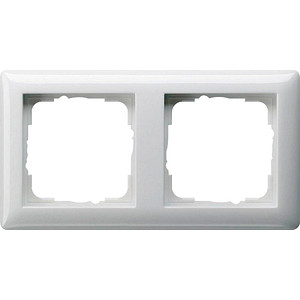 GIRA 2-fach Steckdosenrahmen weiß 15,2 x 8,1 cm GIRA 2-fach Steckdosenrahmen weiß 15,2 x 8,1 cm von GIRA