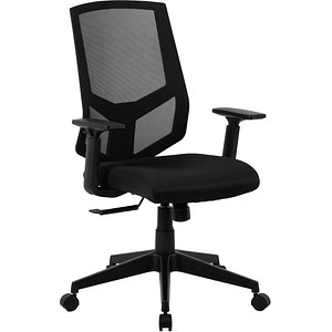 Bürostuhl, 10009 Stoff schwarz, Gestell schwarz von Neutral