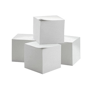 Notizzettel geleimt weiß 9,0 x 9,0 cm, ca. 800 Blatt, 4 Blöcke Notizzettel geleimt weiß 9,0 x 9,0 cm, ca. 800 Blatt, 4 Blöcke von Neutral