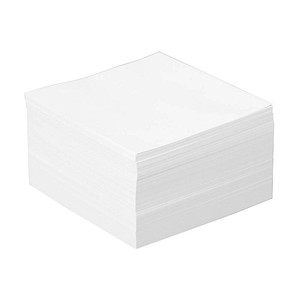 Notizzettel lose weiß 9,0 x 9,0 cm, ca. 500 Blatt, 1 Pack von Neutral