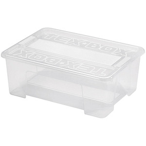TEX Aufbewahrungsbox transparent 28,0 x 38,0 x 14,0 cm von Neutral