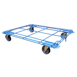 Transportroller blau 87,0 x 60,0 x 14,5 cm bis 400,0 kg von Neutral