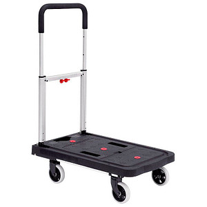 Transportwagen schwarz 68,0 x 41,0 x 92,0 cm bis 130,0 kg Transportwagen schwarz 68,0 x 41,0 x 92,0 cm bis 130,0 kg von Neutral