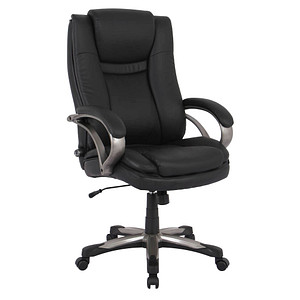 XXL Chefsessel, 10003 Kunstleder schwarz, Gestell schwarz von Neutral